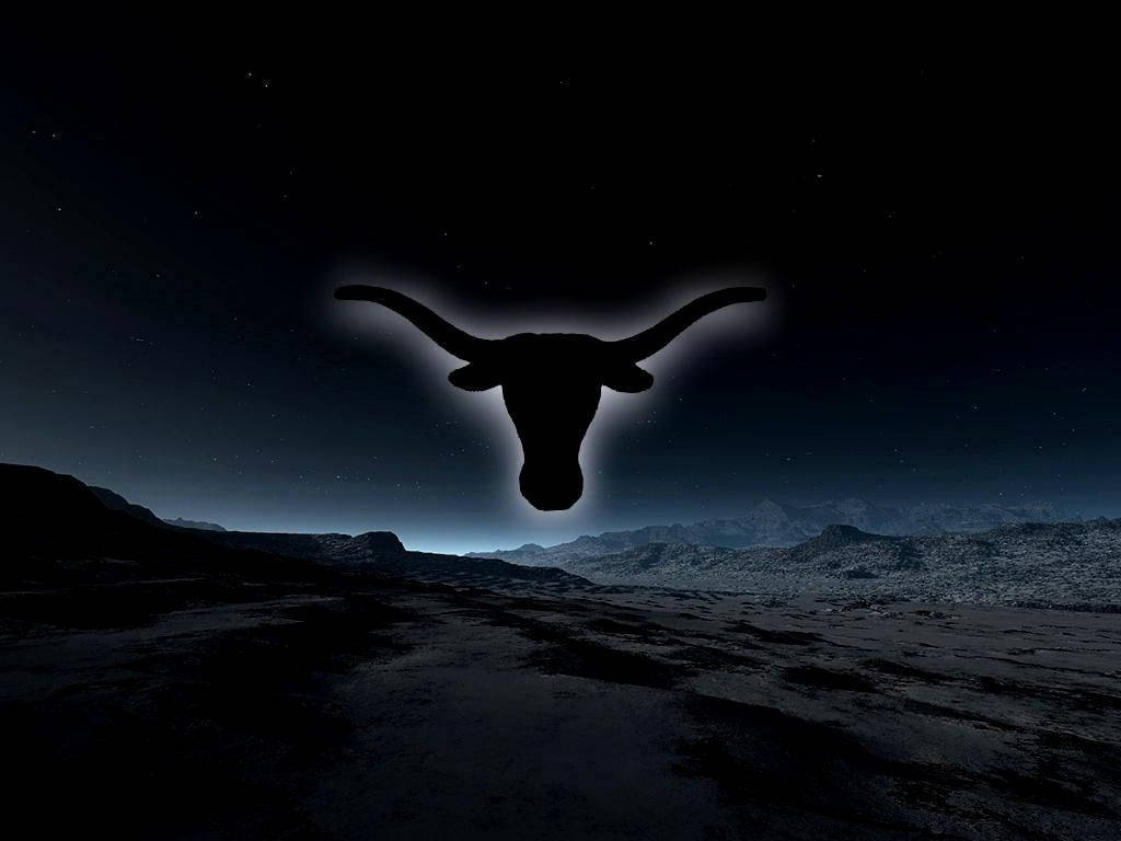 Download Texas Longhorn Black Aesthetic Wallpaper