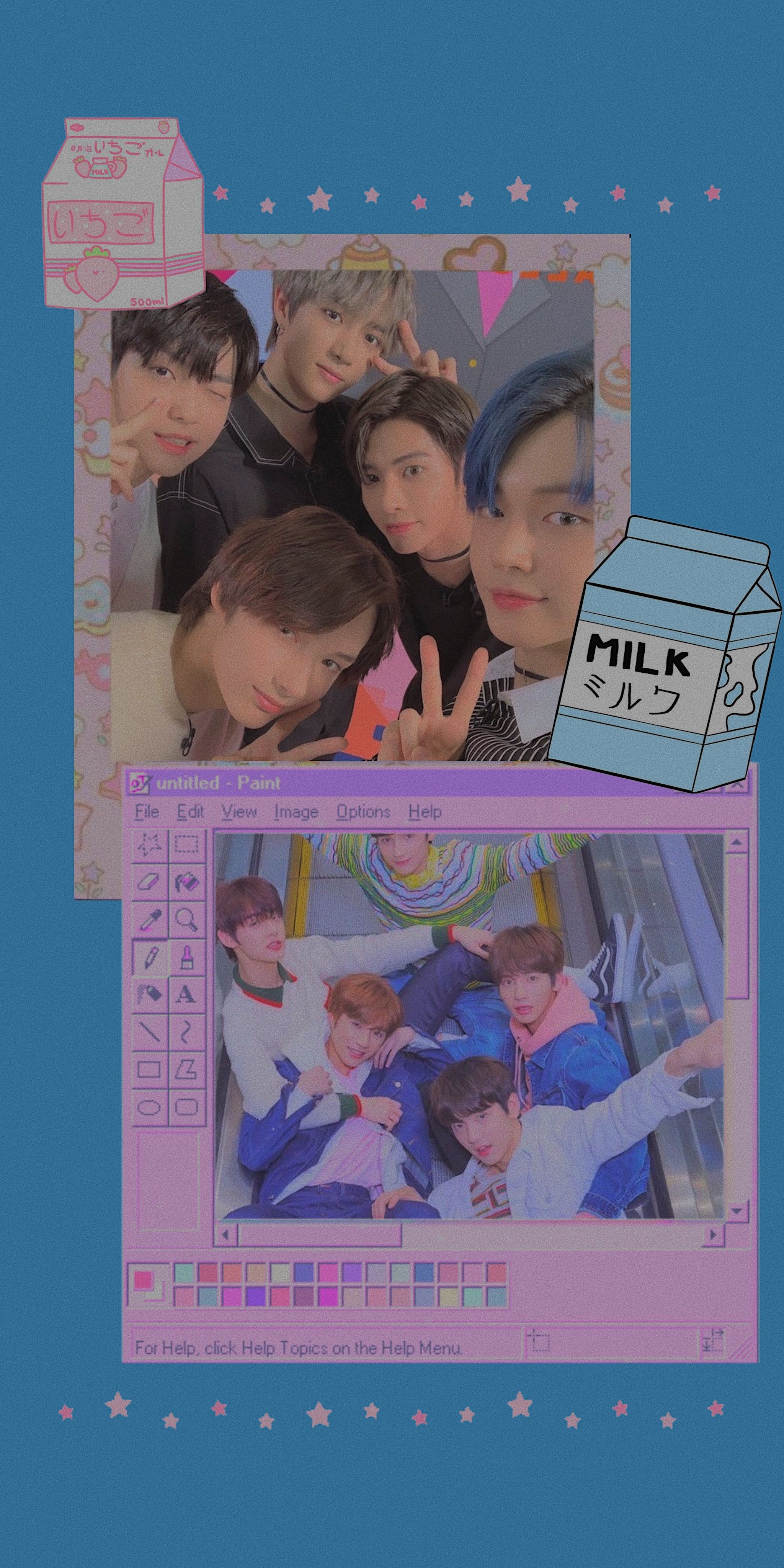 txt ot5 cute wallpaper. Cute wallpaper, Txt, Kpop wallpaper