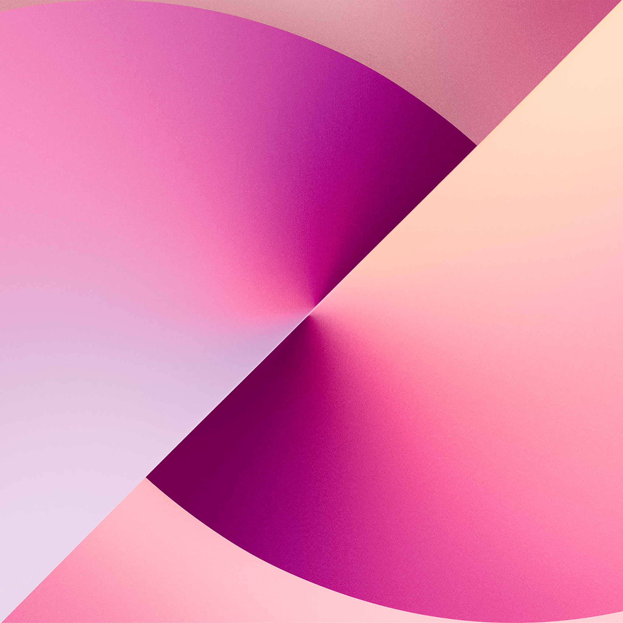 A pink and purple abstract image with a Z shape - Pink
