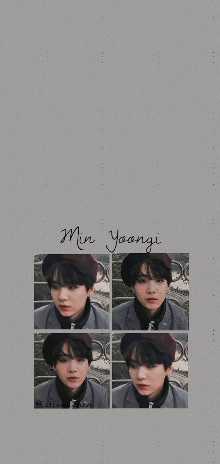 Wallpaper of Min Yoongi from BTS - Suga