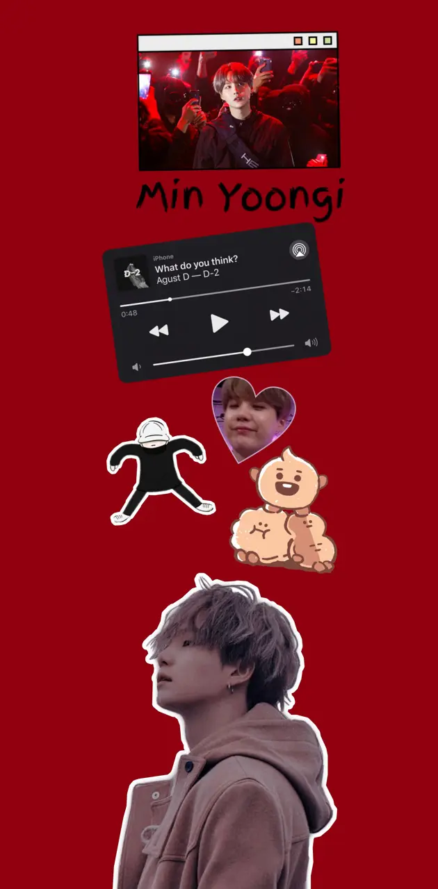 Aesthetic for my phone with my bias, Min Yoongi - Suga