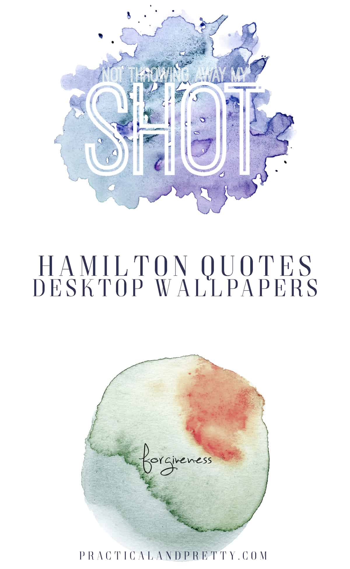 These free desktop wallpapers featuring Hamilton quotes are the perfect way to add a touch of the show to your computer. - Hamilton