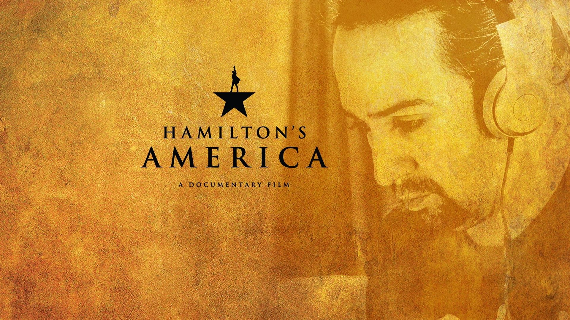 The poster for Hamilton's America, a documentary film. - Hamilton