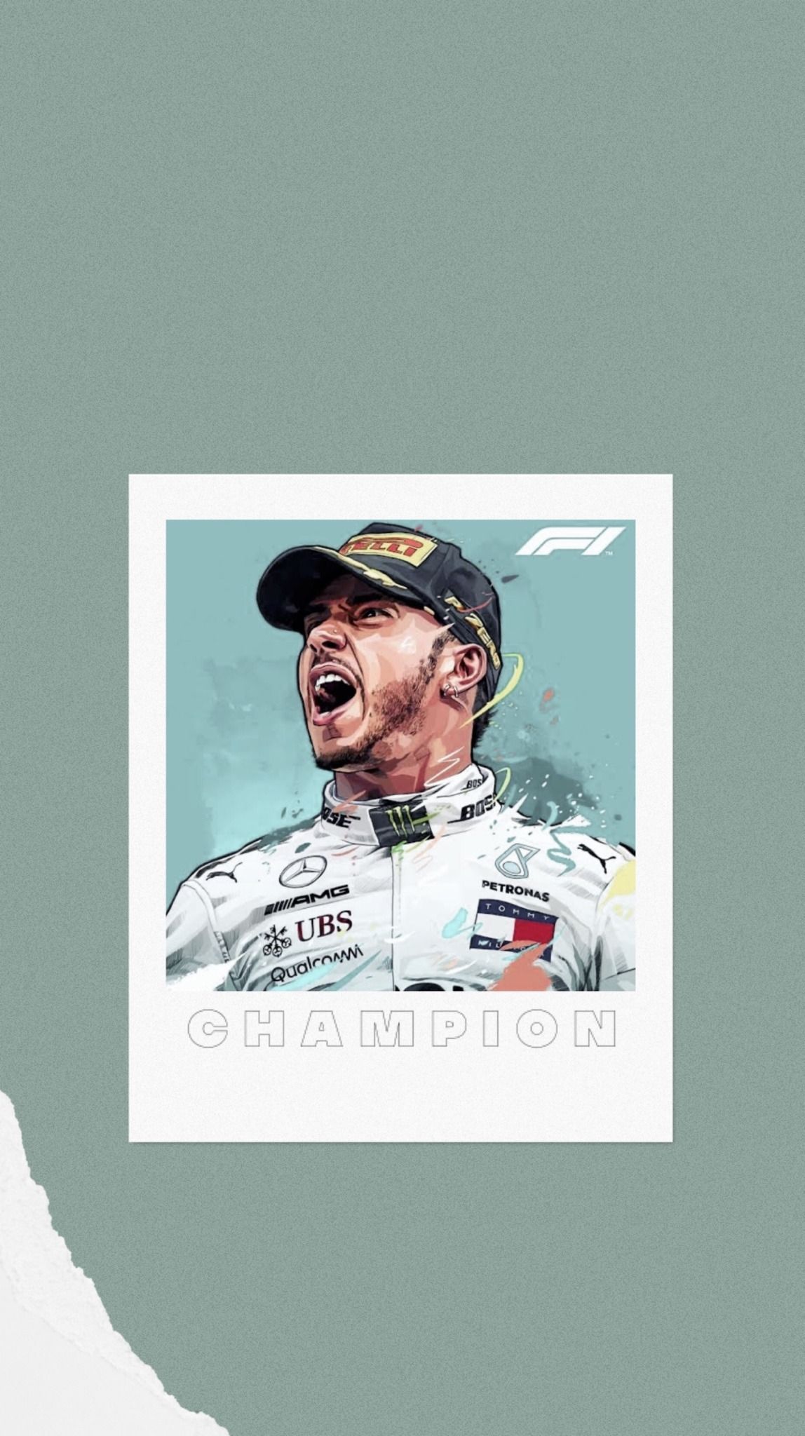 Lewis Hamilton Aesthetic Wallpaper