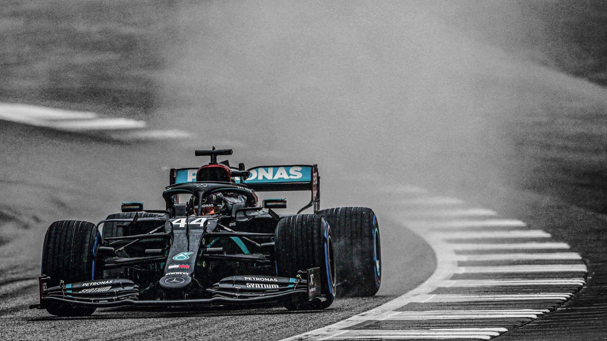 Lewis Hamilton of Mercedes-AMG Petronas F1 driving during the 2020 Formula One Emilia Romagna Grand Prix at Autodromo Enzo e Dino Ferrari on April 18, 2021 in Imola, Italy. The race is the 3rd of the 2021 season and the first Grand Prix to be held since the cancellation of the 2020 Australian Grand Prix due to the COVID-19 pandemic. - Lewis Hamilton