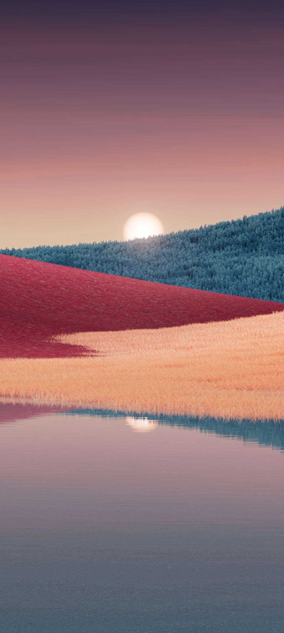 Windows 11 Wallpaper 4K, Aesthetic, Landscape, Sunset