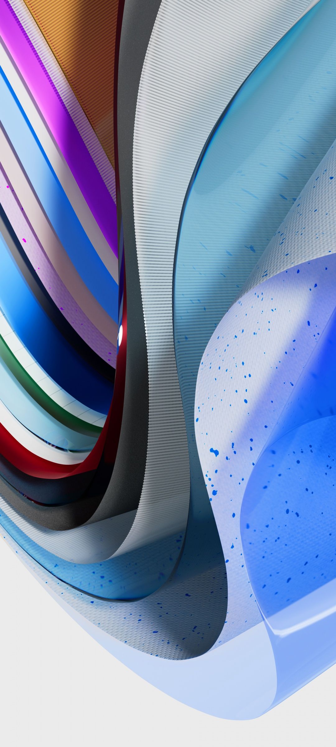 Multicolor Wallpaper 4K, Aesthetic, 3D, Curves