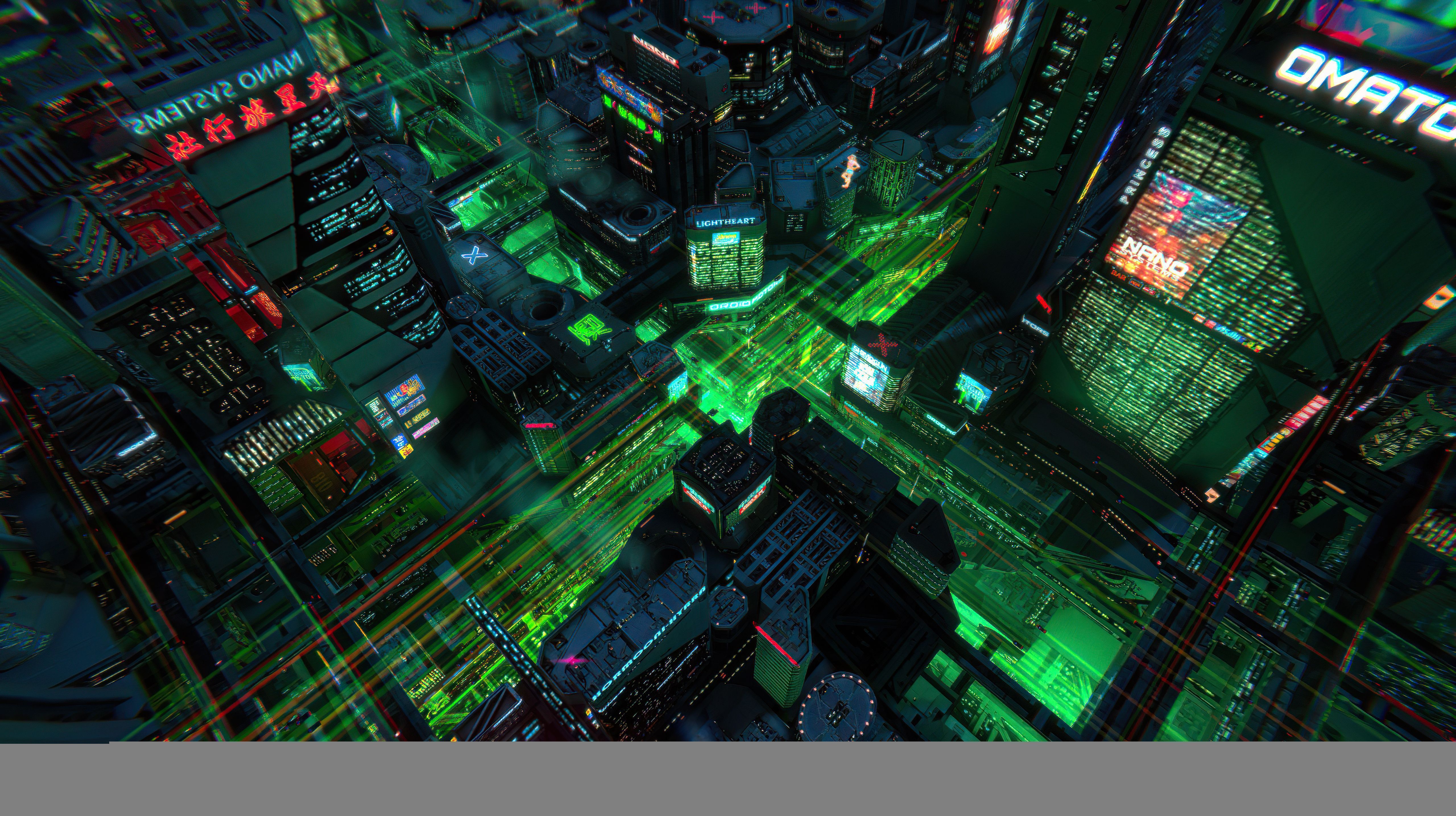 Low Poly Scifi City Night 5k, HD Artist, 4k Wallpaper, Image, Background, Photo and Picture