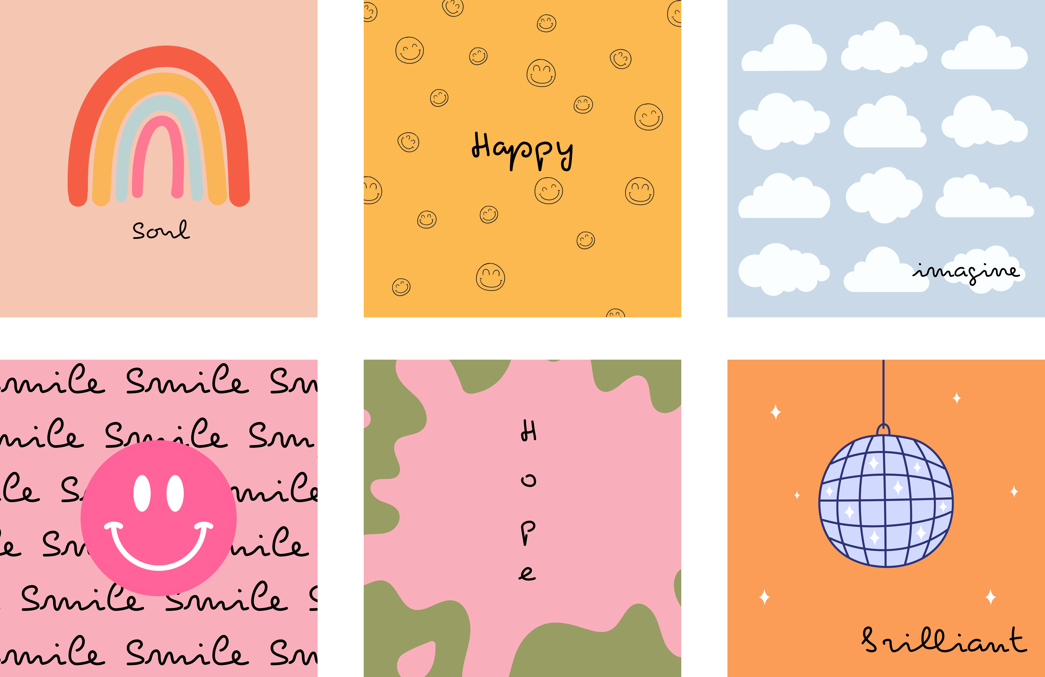 A series of cards with different colors and designs - Pansexual