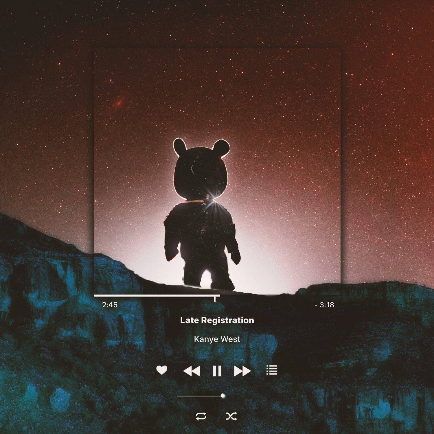 CM Designs Music Aesthetic Player Week + Lockscreen Day 6 (Kanye West Discography) A Wallpaper For EVERY Kanye Album 6 10 Yeezus