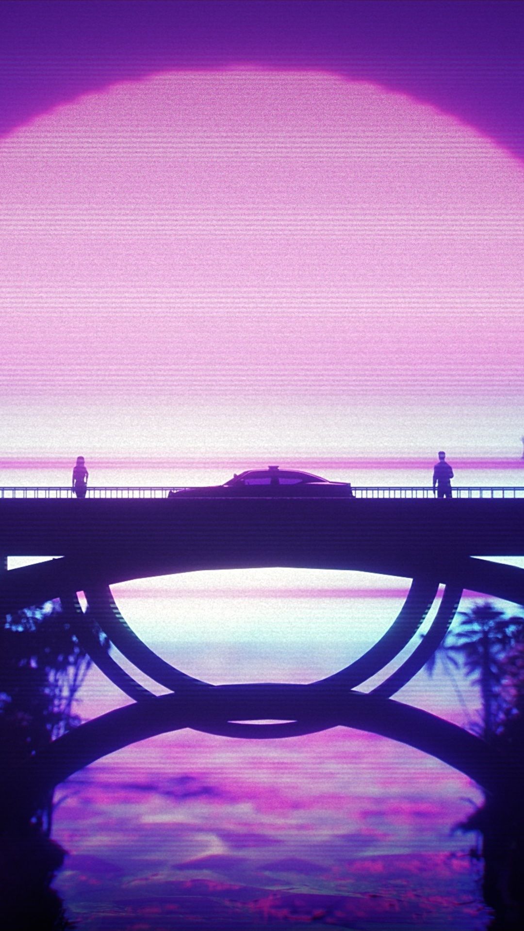 1080x1920 synthwave, artist, artwork, digital art, hd, retrowave for iPhone 8 wallpaper