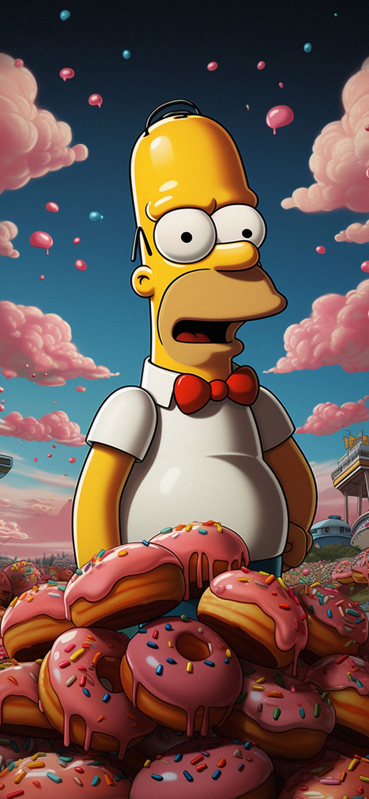 Homer Simpsons & Doughnuts Wallpaper Wallpaper 4k