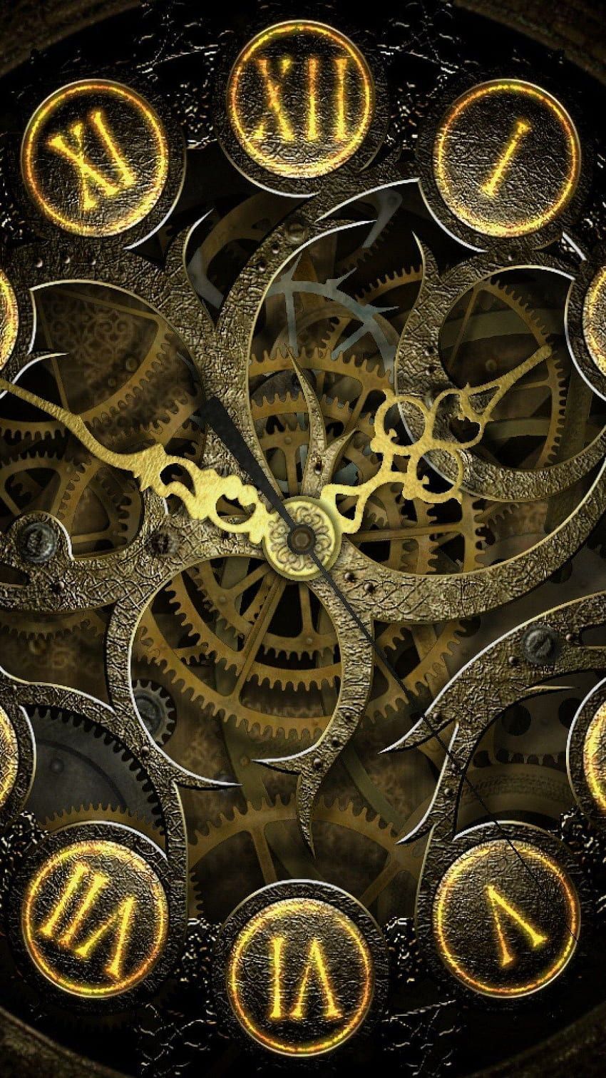 Clock Mechanism Steampunk Lockscreen Android And IPhone Background And Lockscreen. Steampunk iPhone, Steampunk, Steampunk Artwork HD phone wallpaper