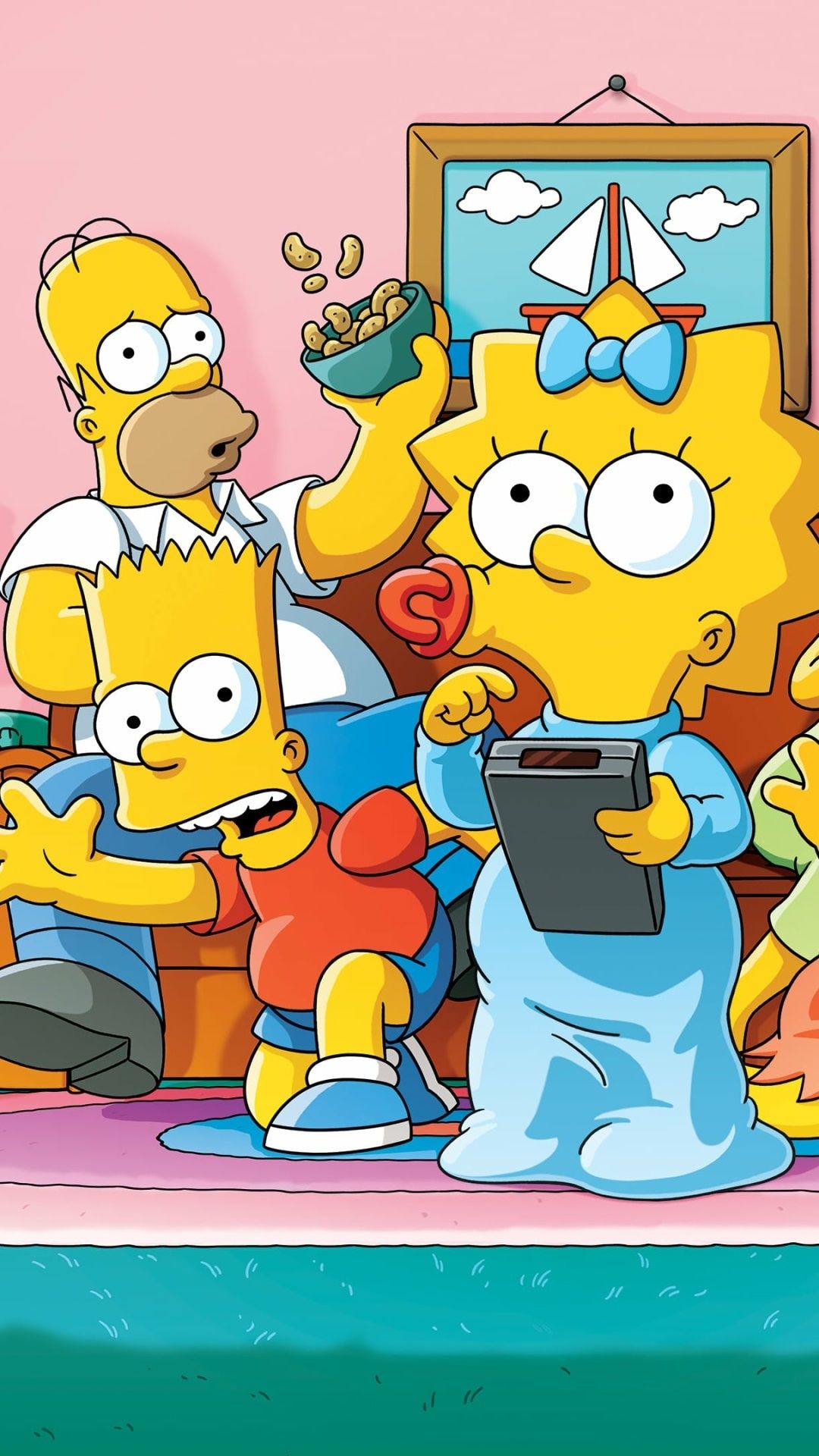 The Simpsons phone wallpaper 1080P, 2k, 4k Full HD Wallpaper, Background Free Download