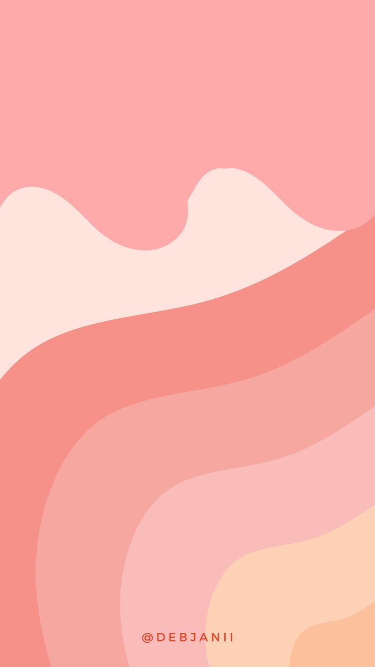 Pink phone background with abstract shapes - Design