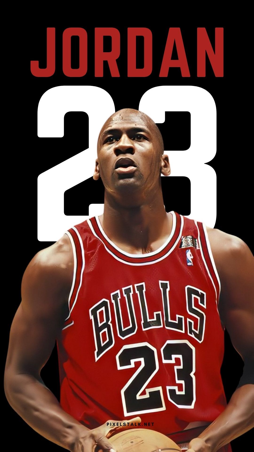 Michael Jordan 23 Bulls iPhone Wallpaper with high-resolution 1080x1920 pixel. You can use this wallpaper for your iPhone 5, 6, 7, 8, X, XS, XR backgrounds, Mobile Screensaver, or iPad Lock Screen - Michael Jordan