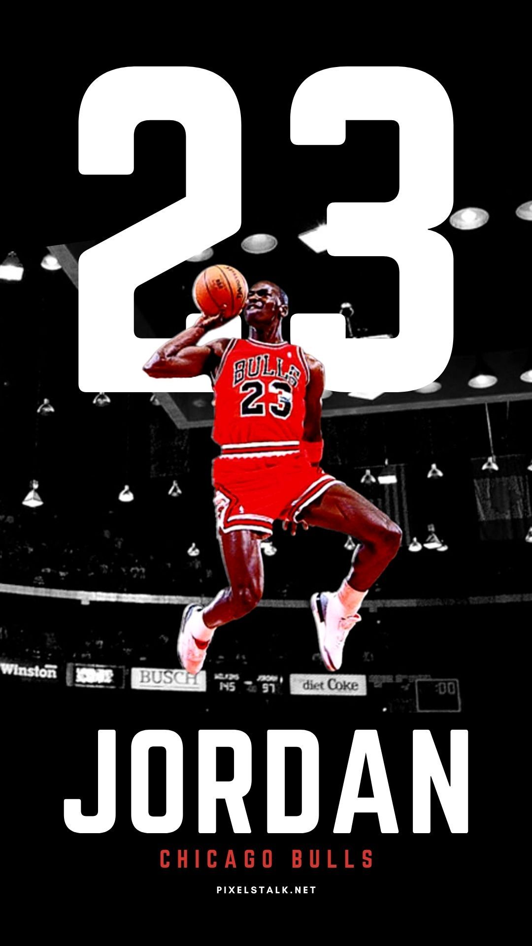 Jordan 23 wallpaper for iPhone and Android devices. Get the full size images at Pixelstalk.net - Michael Jordan