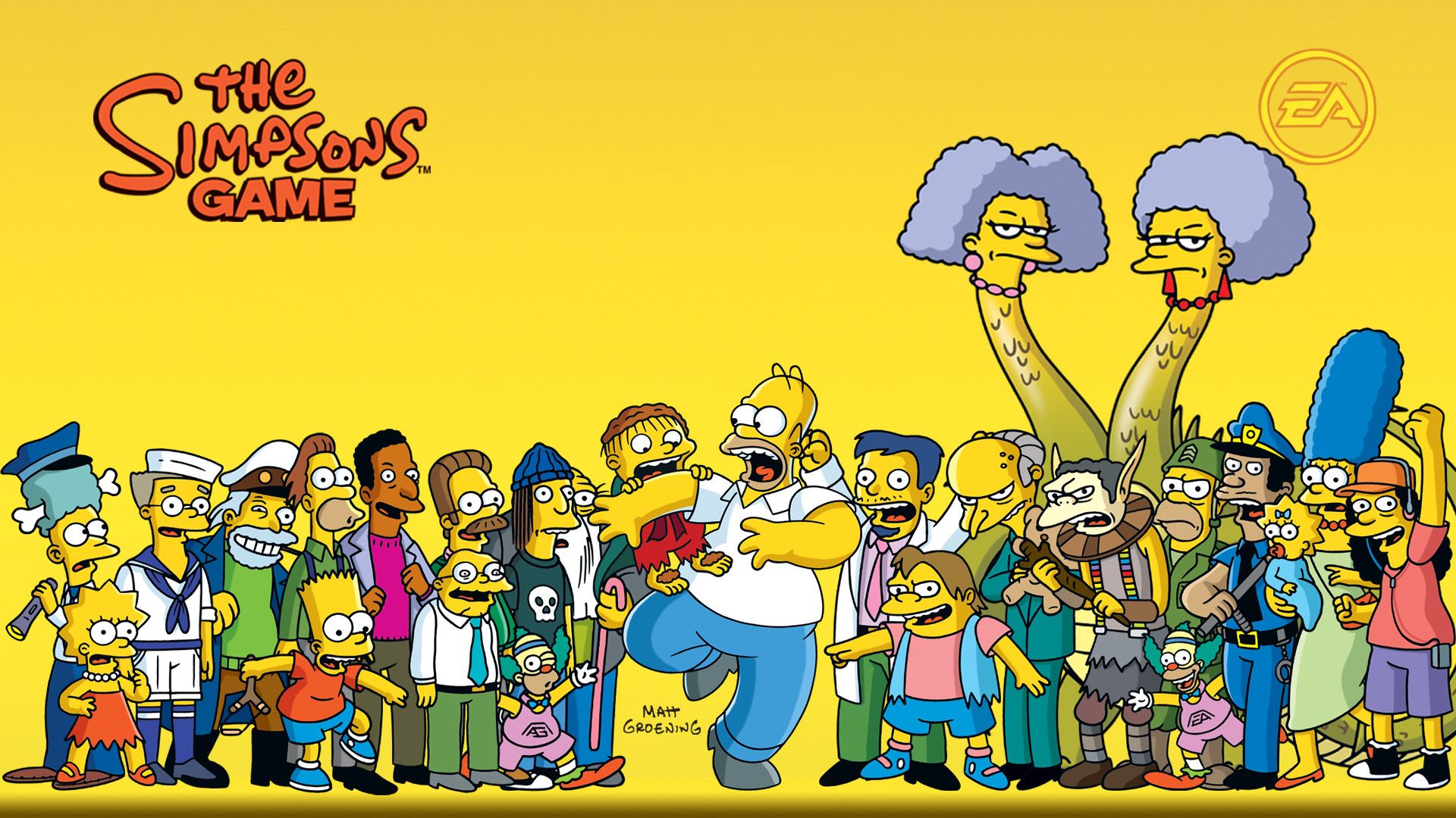 The Simpsons Game wallpaper 1920x1200 - The Simpsons