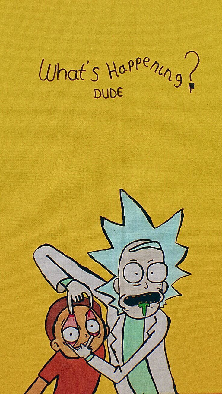 A cartoon of rick and morty - Rick and Morty