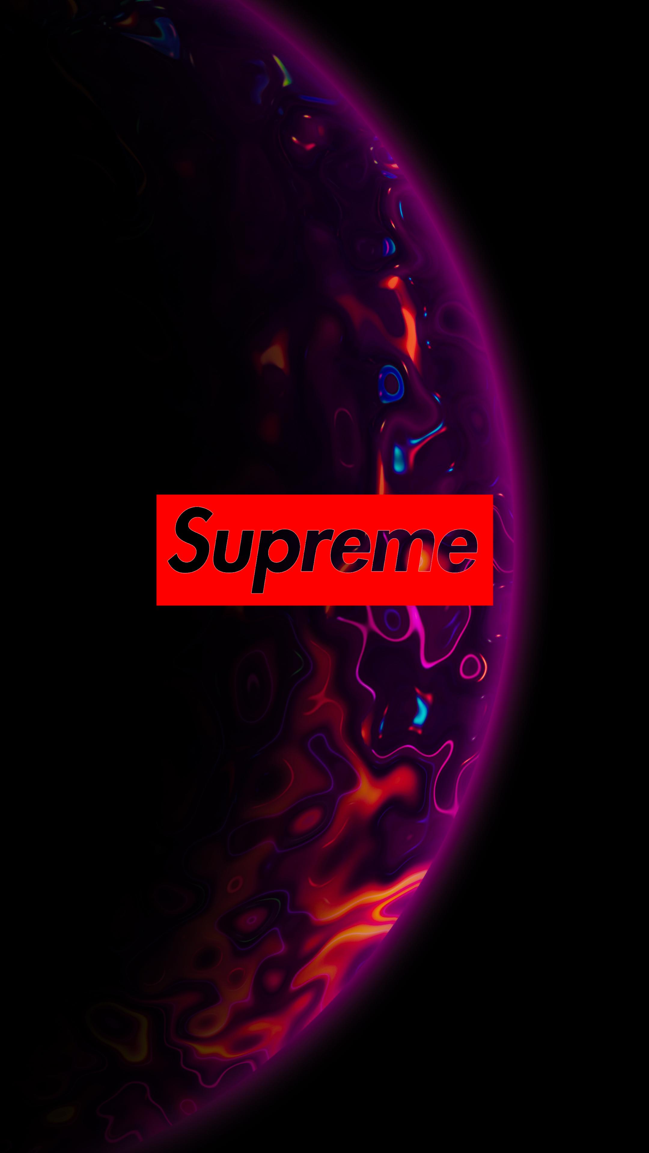 Supreme Purple Aesthetic Wallpaper