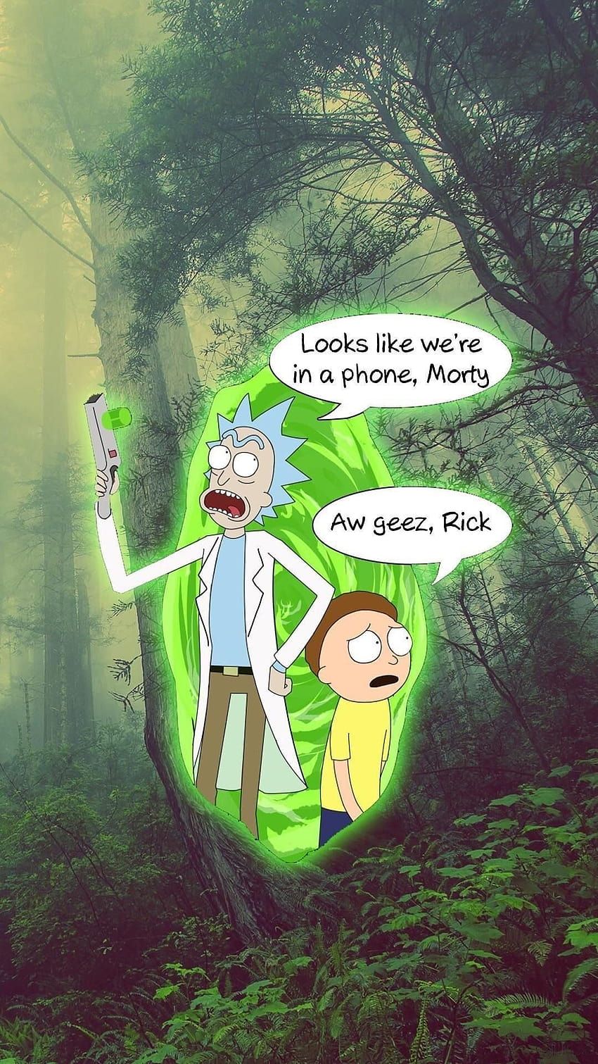 Rick and Morty wallpaper for iPhone with resolution 1080x1920 pixel. You can make this wallpaper for your iPhone 5, 6, 7, 8, X backgrounds, Mobile Screensaver, or iPad Lock Screen - Rick and Morty