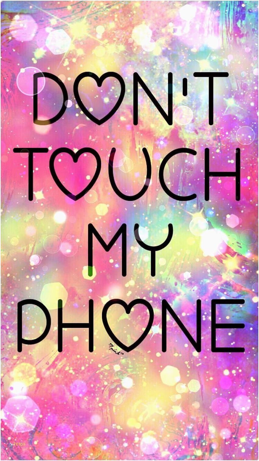 Dont touch my phone HD wallpaper