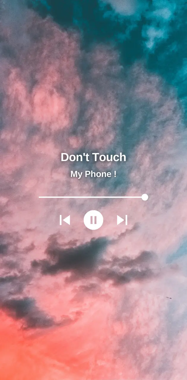 Don't touch my phone wallpaper - Don't touch my phone