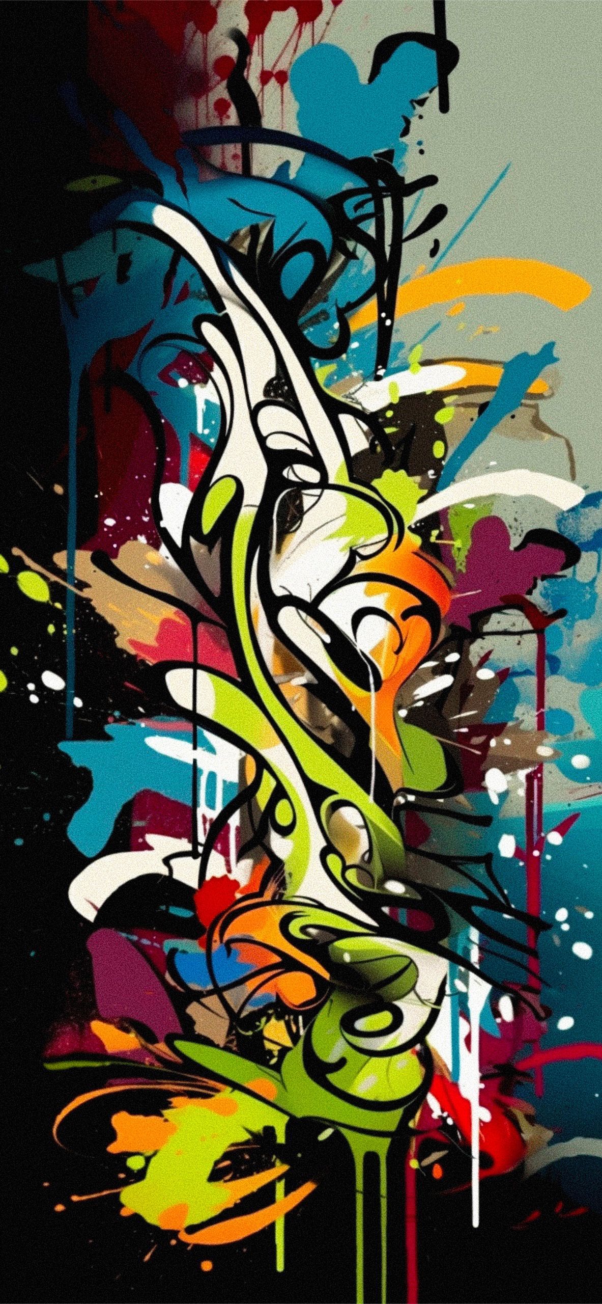 Abstract Graffiti Wallpaper Aesthetic Wallpaper iPhone