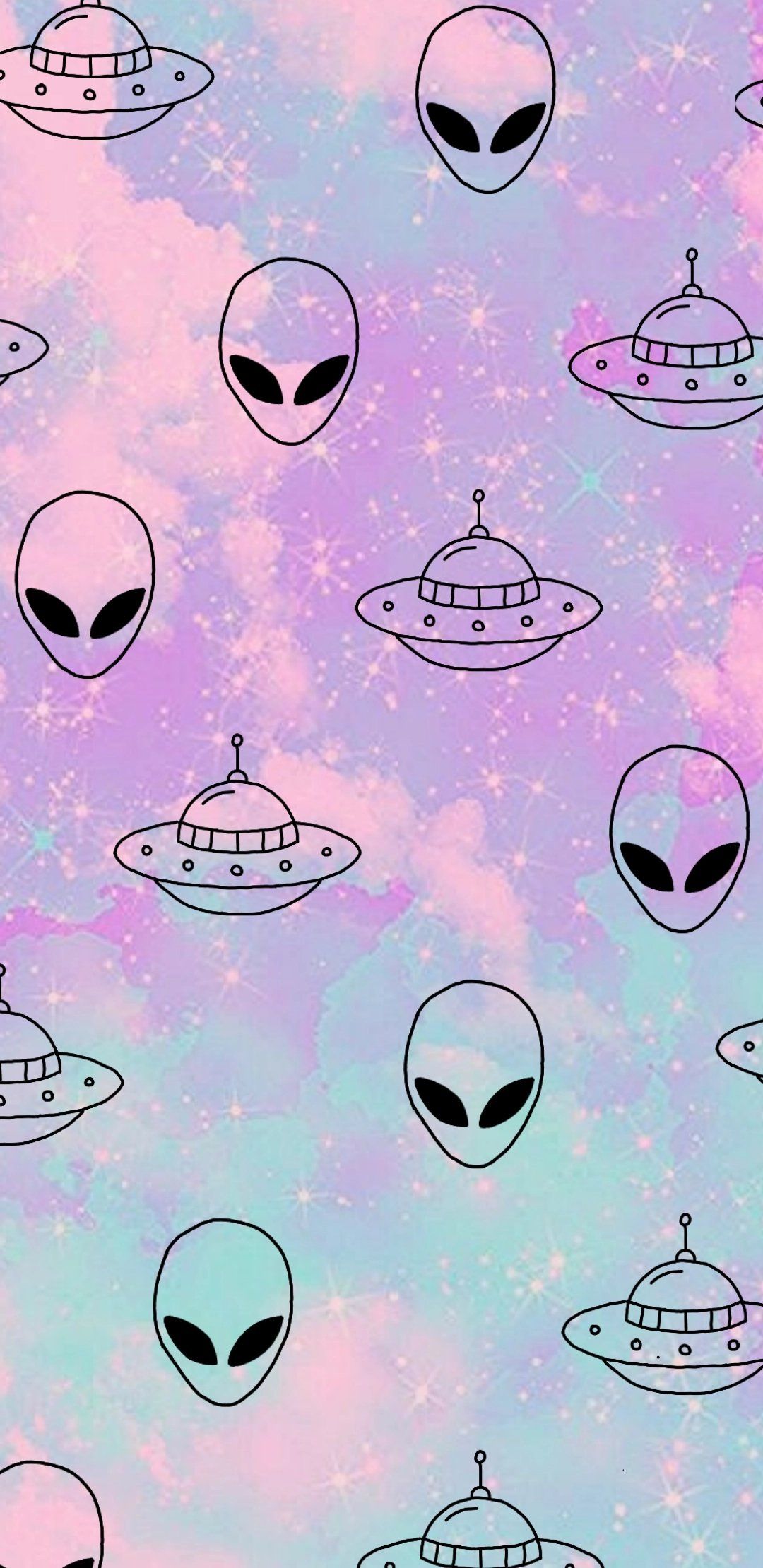 Alien Vaporwave Wallpaper! #wallpaper #vaporwave # alien #aesthetic