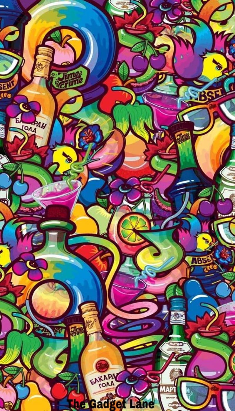 HD graffiti iphone wallpaper
