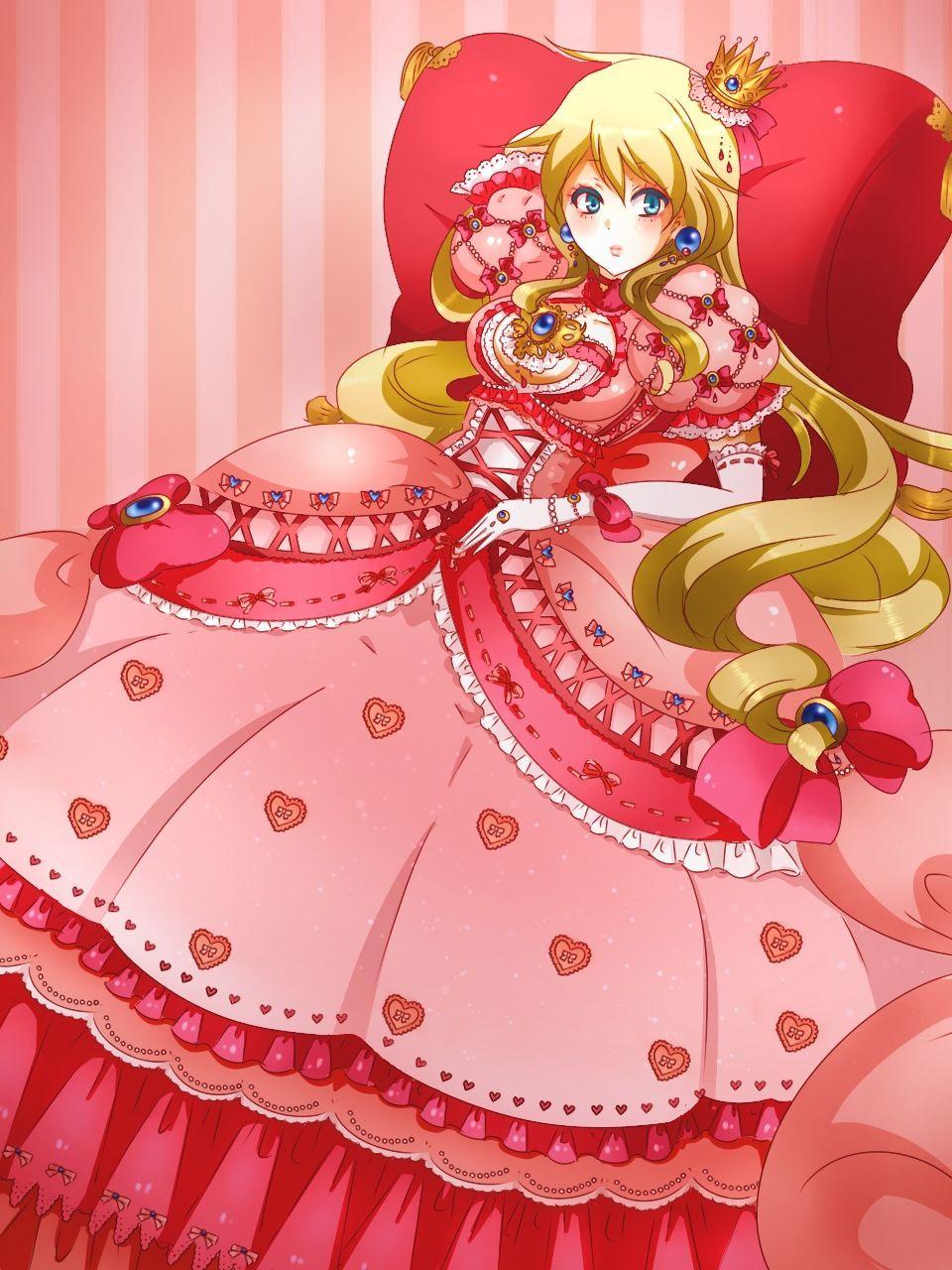 <ref> Princess Peach Anime Wallpaper</ref><box>(4,33),(995,994)</box> Free Princess Peach Anime Background - Princess Peach