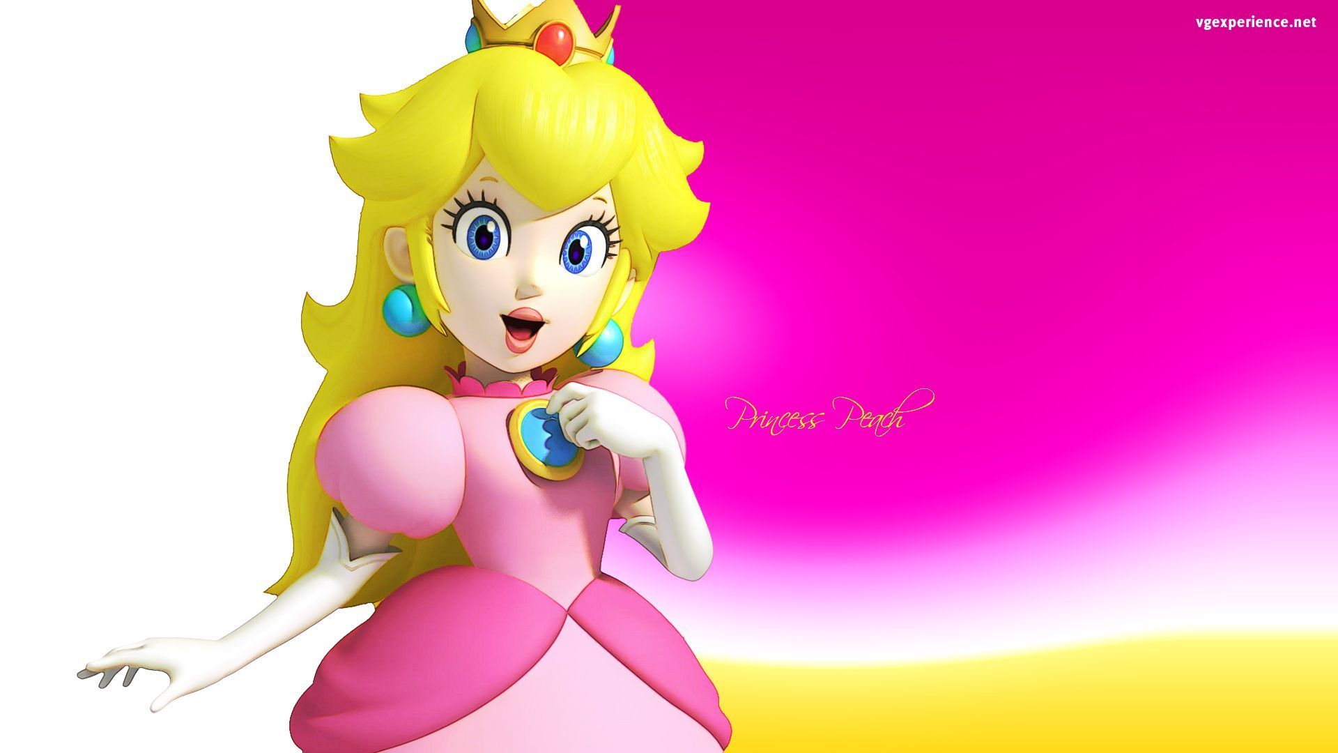 Princess Peach with a ring in her hand wallpaper - Game wallpapers - #10398 - Princess Peach
