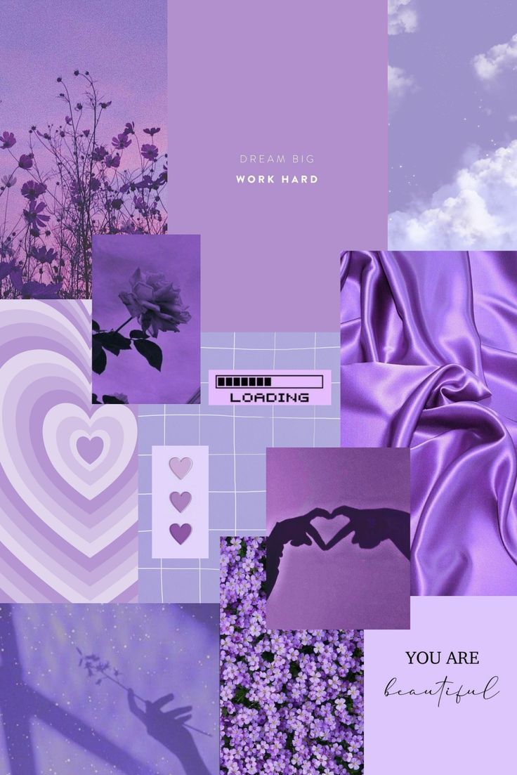 purple aesthetic wallpaper