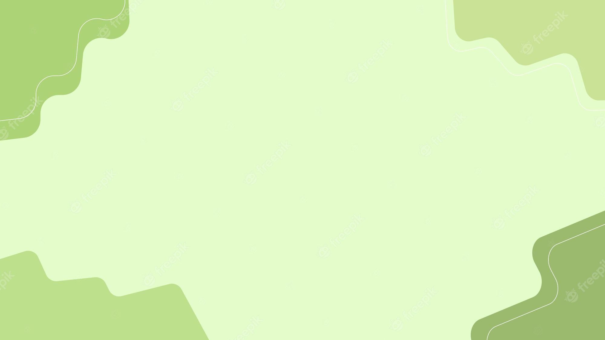 Premium Vector. Green aesthetic abstract minimal background perfect for wallpaper backdrop postcard background