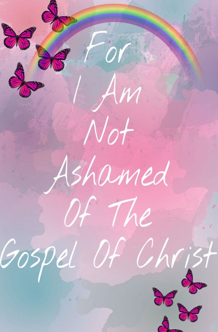 For i am not ashamed of the gospel - Christian