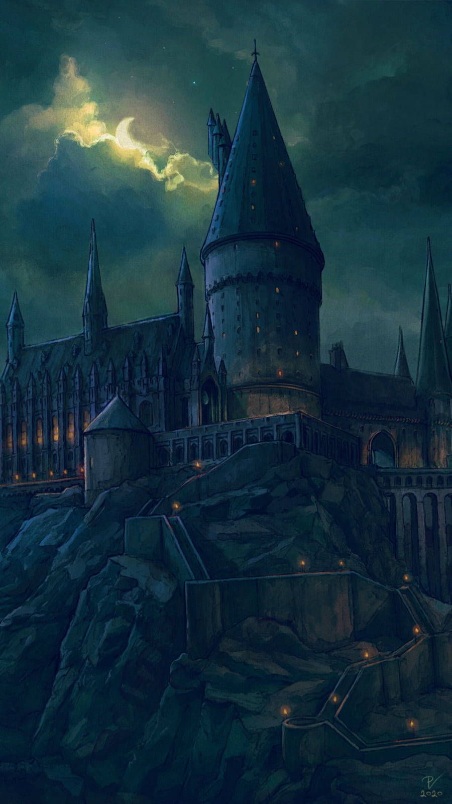 Harry Potter Hogwarts iPhone Wallpaper