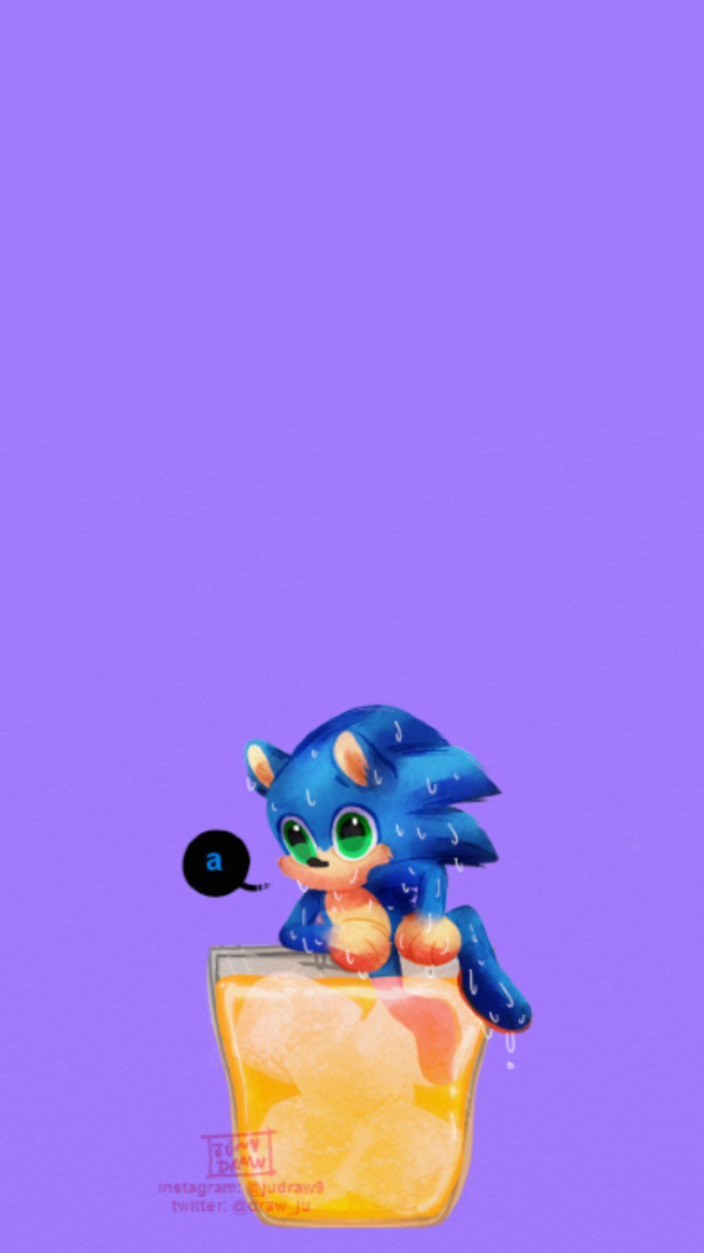Sonic on a cup - Sonic