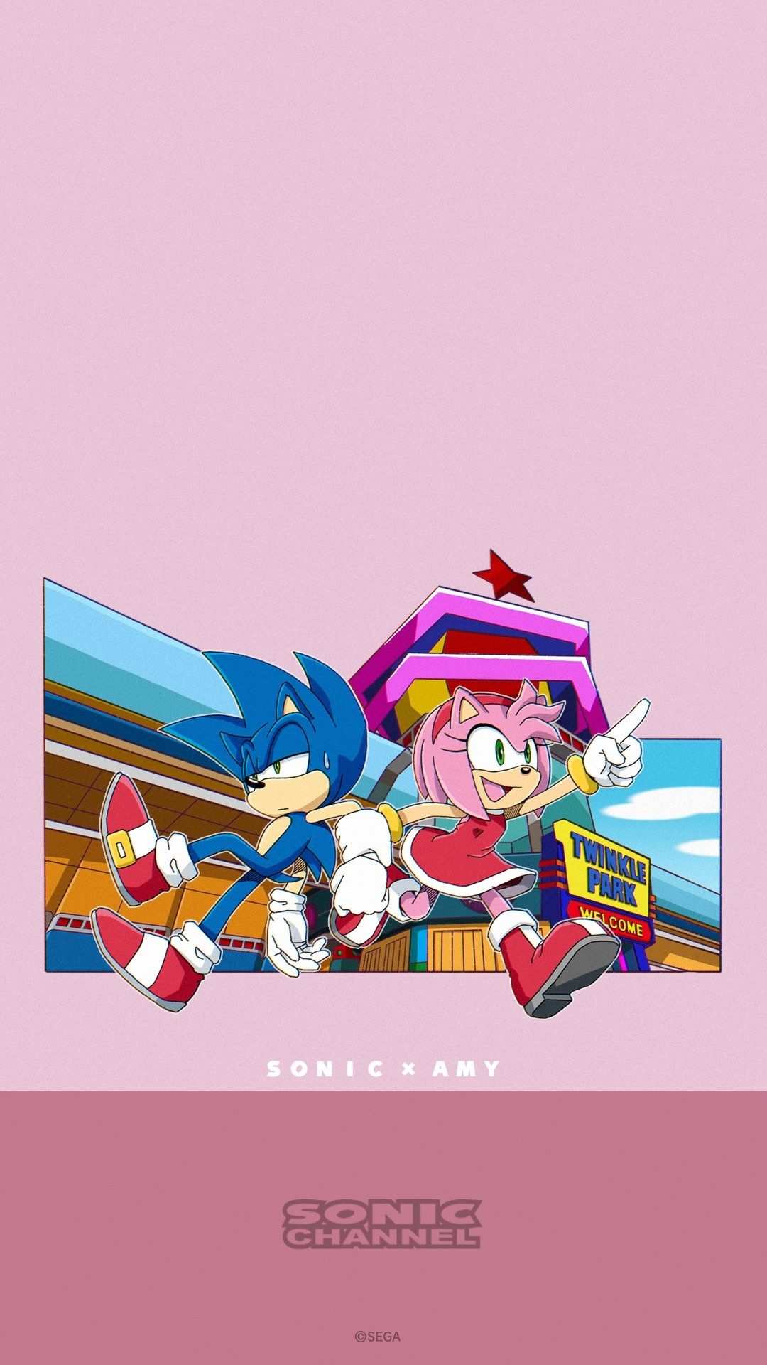 Sonic and Amy iPhone wallpaper - Sonic