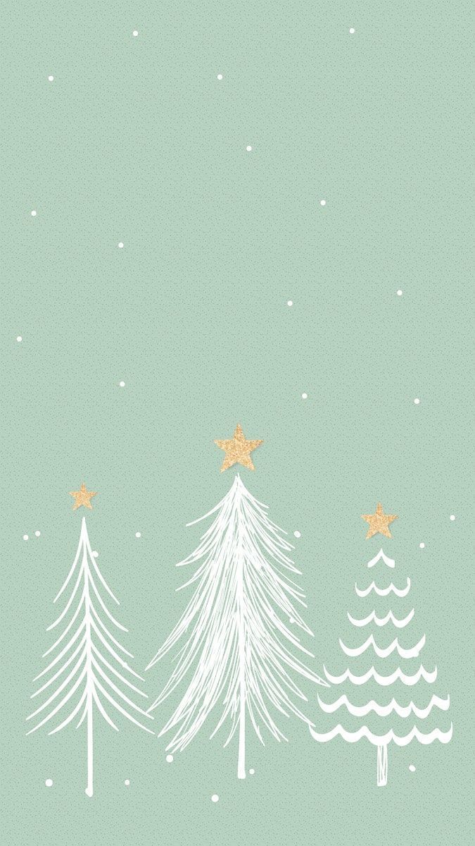 Aesthetic Christmas iPhone wallpaper, winter