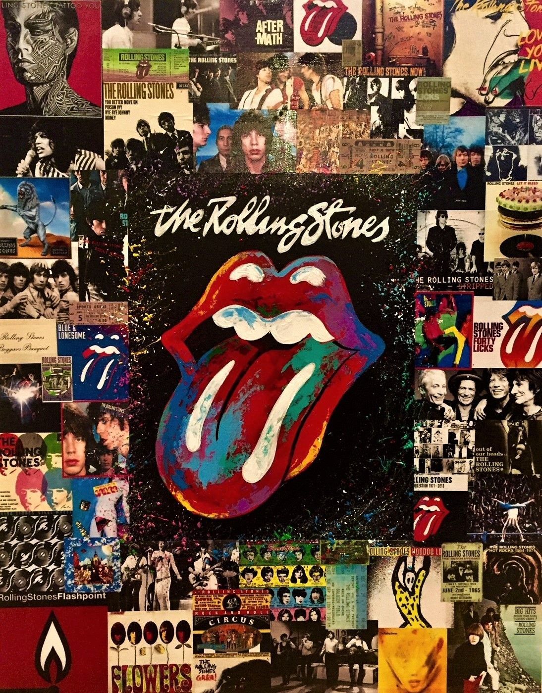 Rolling Stones Collage