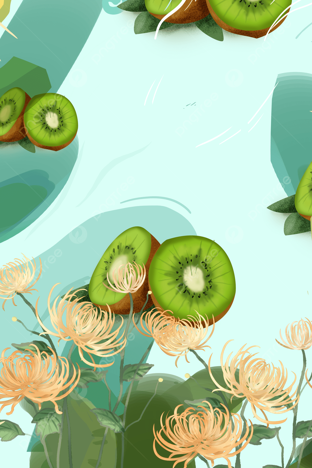 Kiwi Fruit Background Picture Wallpaper Image For Free Download