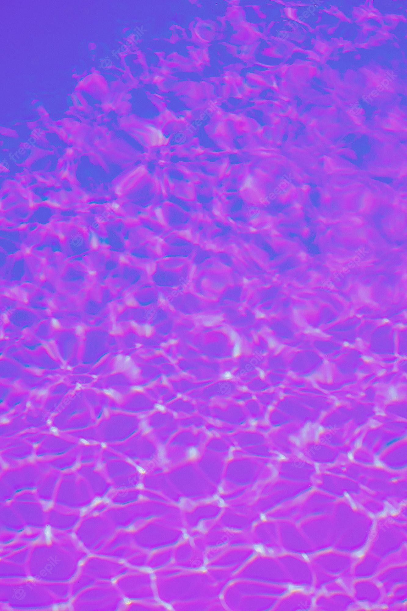 Premium Photo. Minimalist wallpaper purple vaporwave swimming pool relax water. vacation dreams time concept