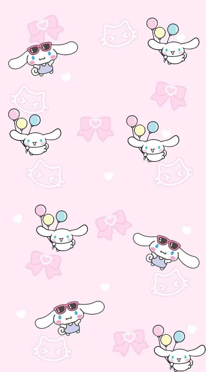 Cinnamoroll Wallpaper Ideas Adorning Your Devices with Cuteness : Cinnamoroll with Balloon Wallpaper