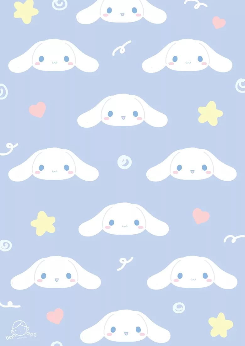 Cinnamoroll pattern wallpaper for phone, you can use it as your phone background, or use it as a gift for your friends. - Cinnamoroll