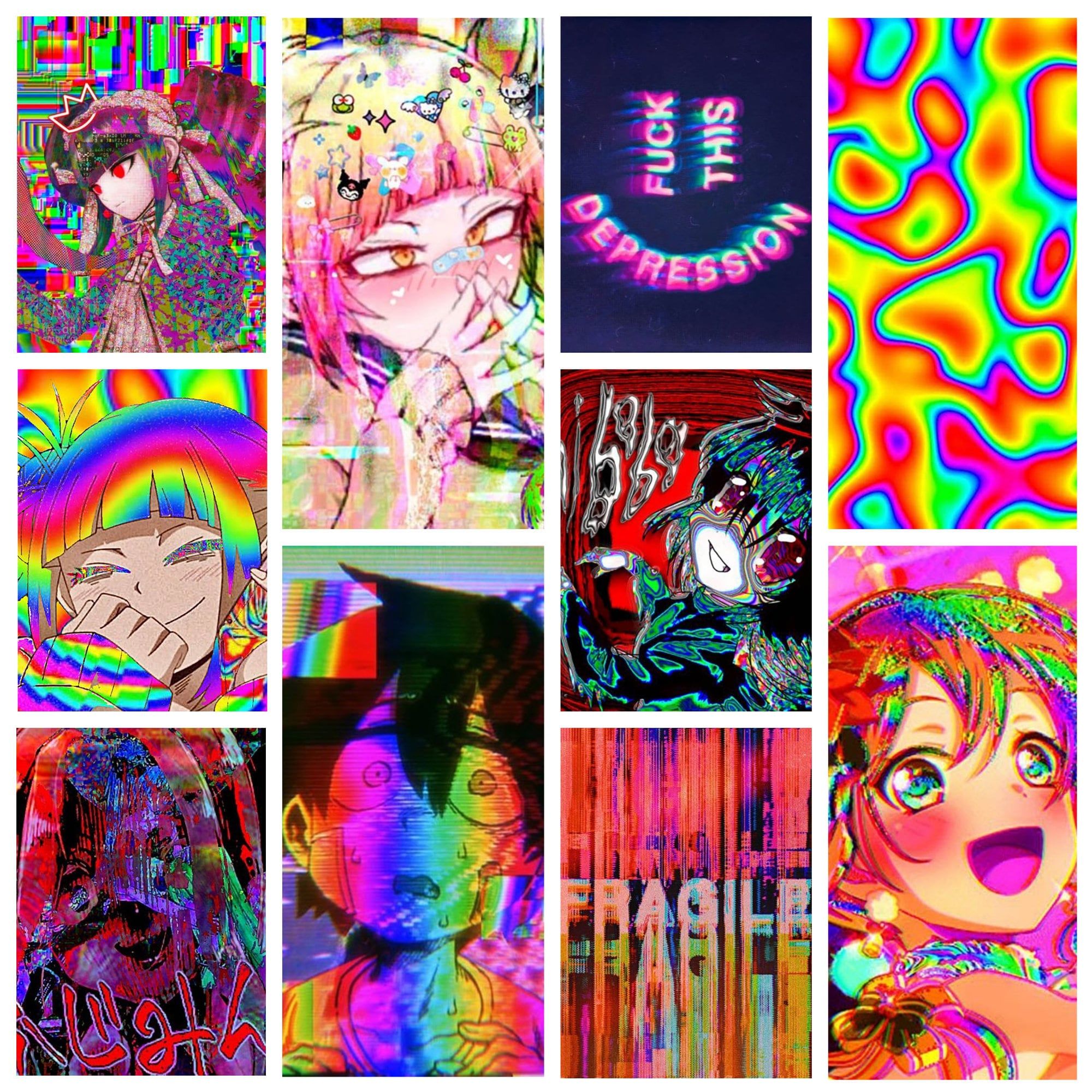 Aesthetic anime backgrounds for phone. - Glitchcore