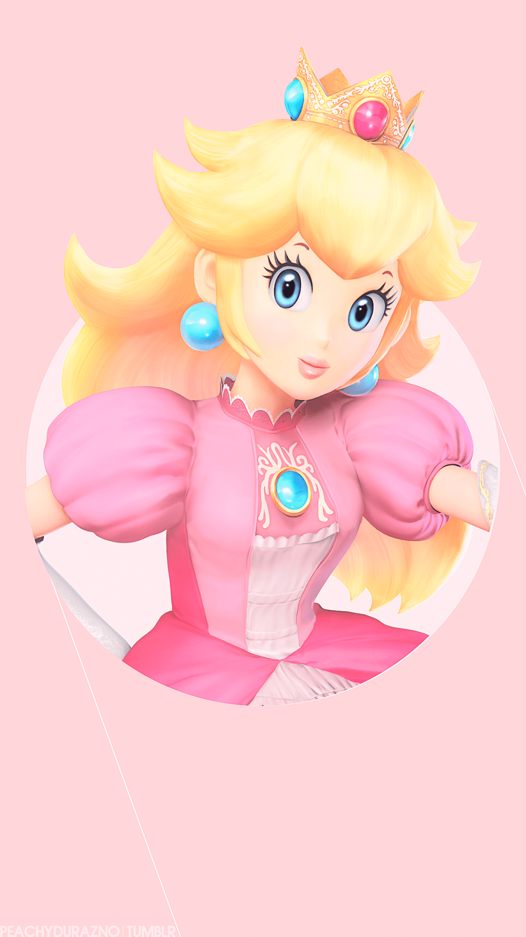 Peach in her new outfit - Princess Peach