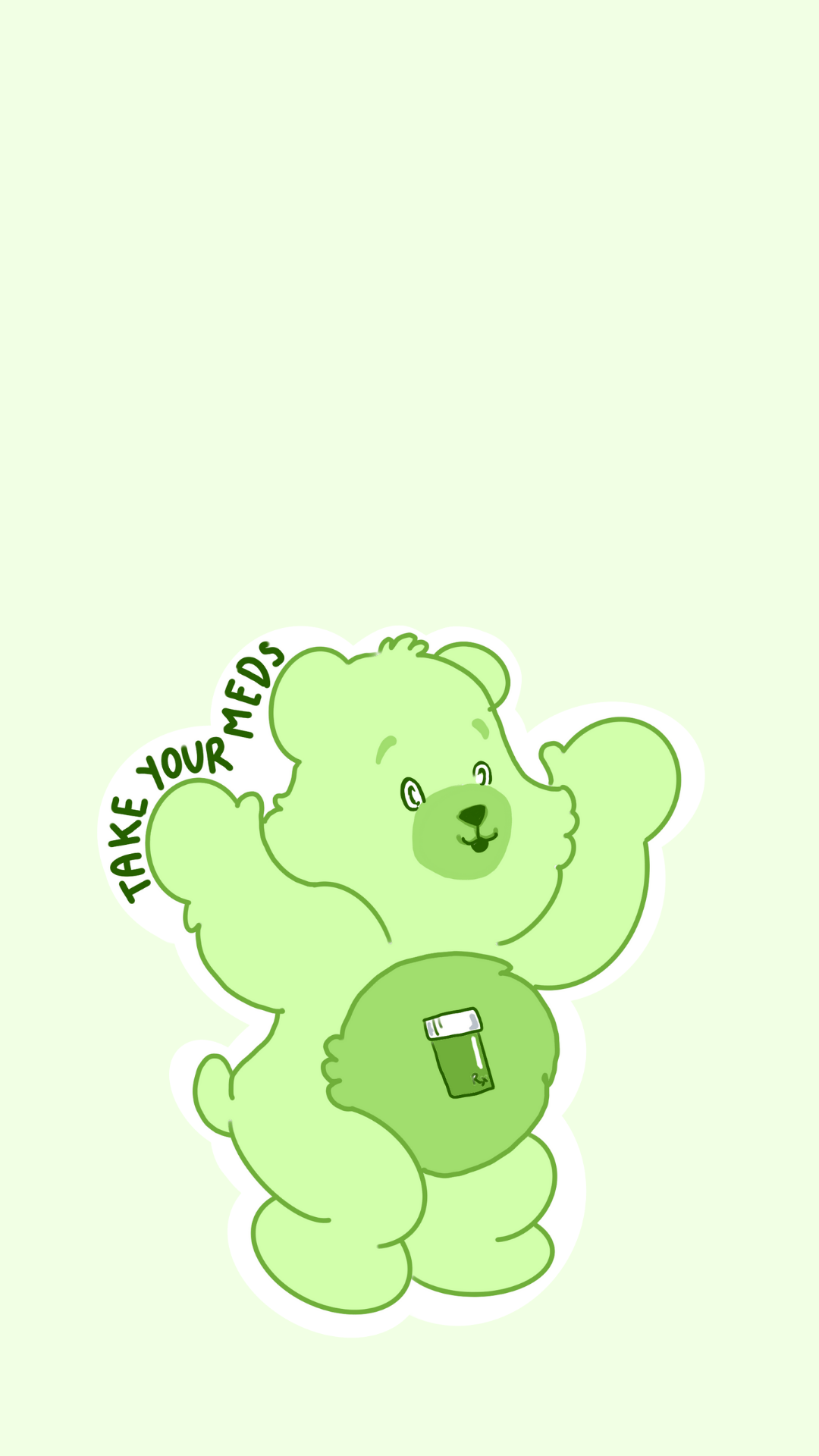 June Wallpaper : Self Care Bears! by artinjest from Patreon