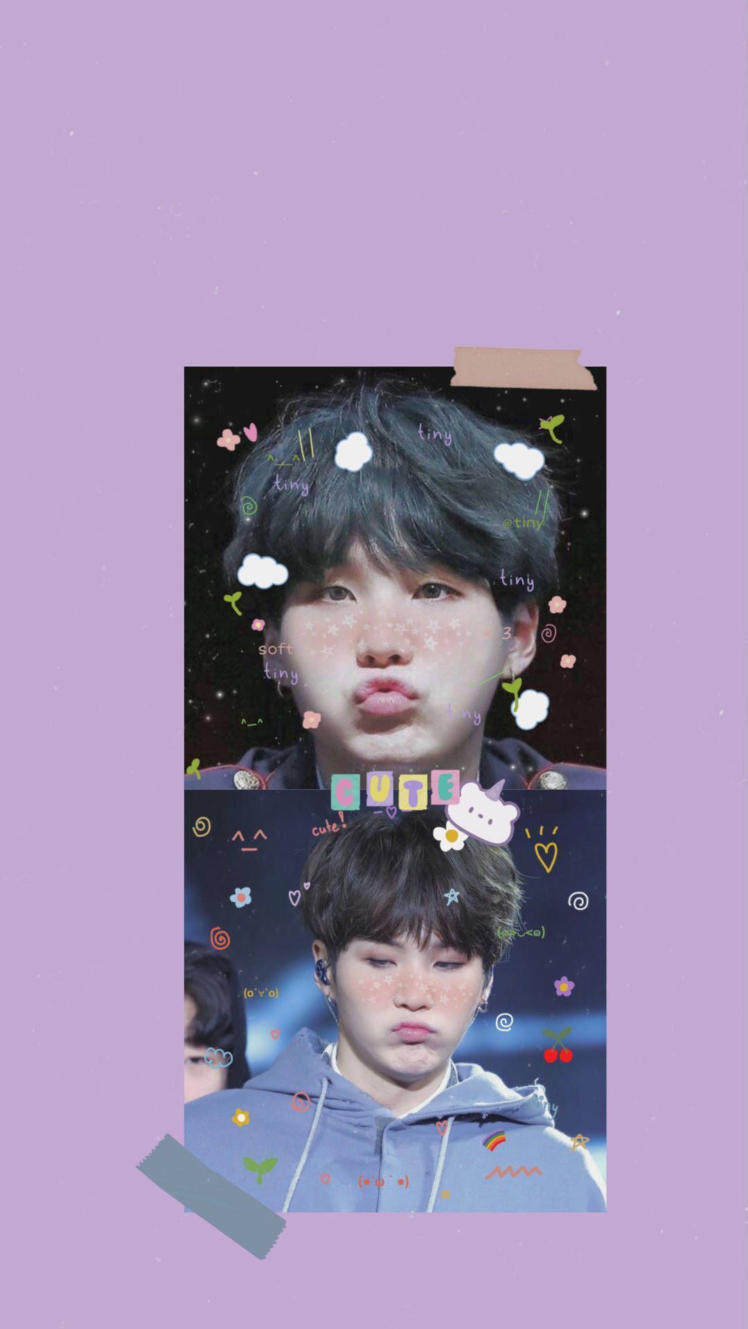 Download BTS Suga Cute Pout Wallpaper