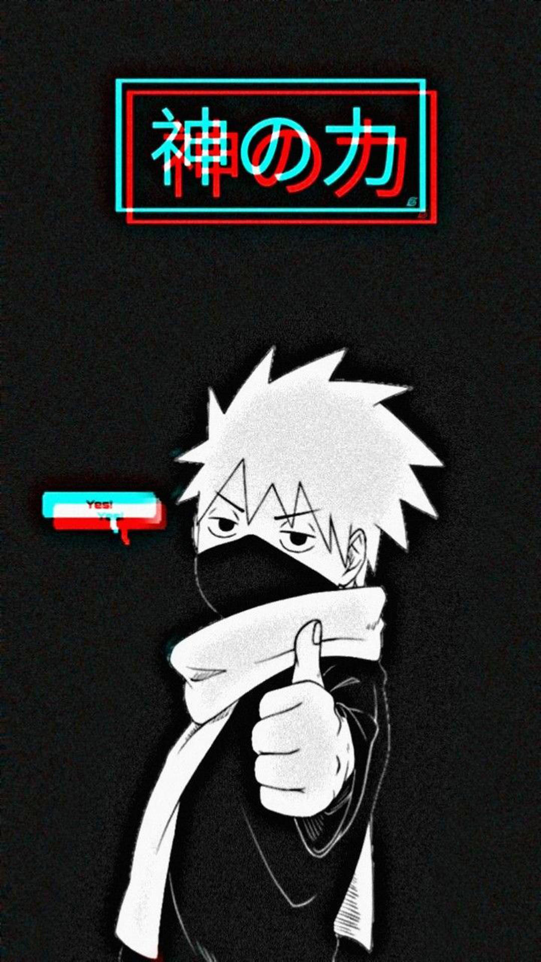 Download Trippy Aesthetic Kakashi PFP Wallpaper