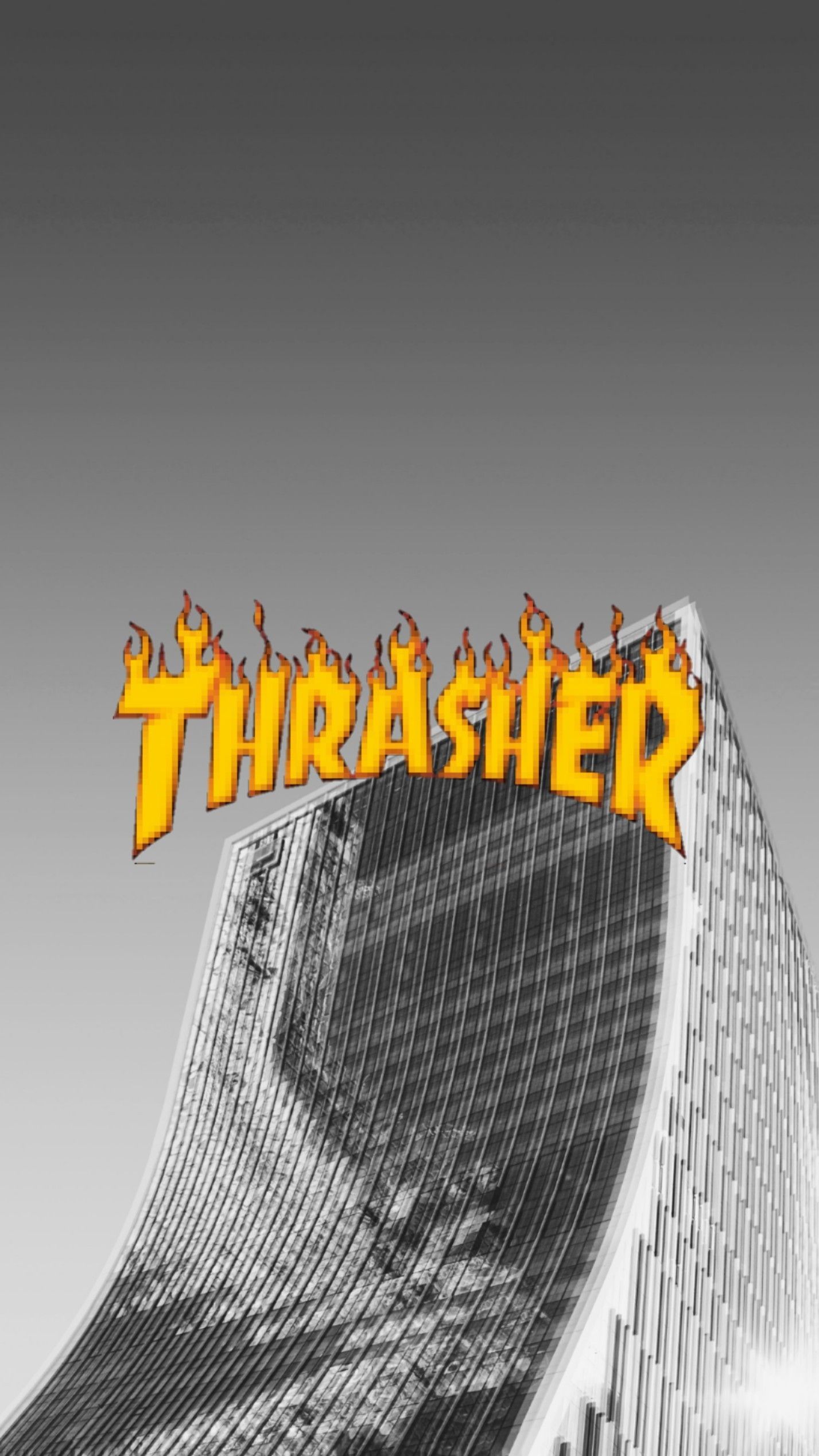 Thrasher Skateboarding iPhone Wallpaper with high-resolution 1080x1920 pixel. You can use this wallpaper for your iPhone 5, 6, 7, 8, X, XS, XR backgrounds, Mobile Screensaver, or iPad Lock Screen - Thrasher